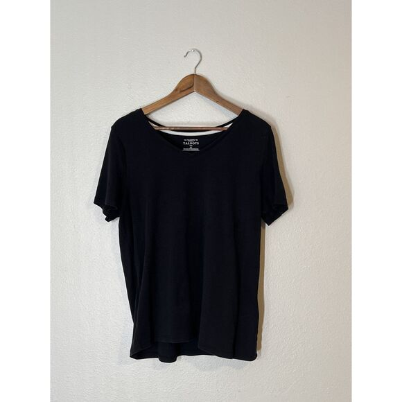 Talbots Tops - Talbots Plus 100% Pima Cotton Black Tee/ Size 1X